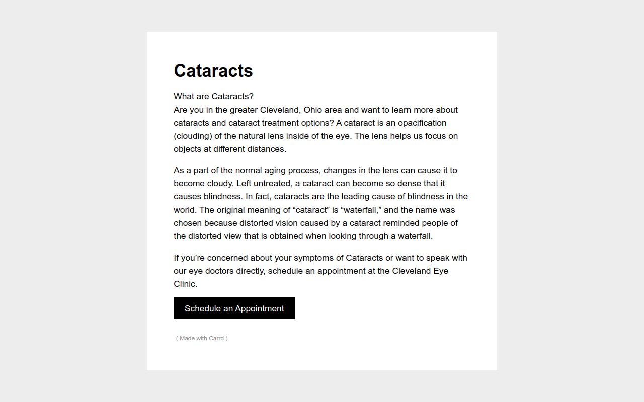 Carrd profile picture for @cataracts